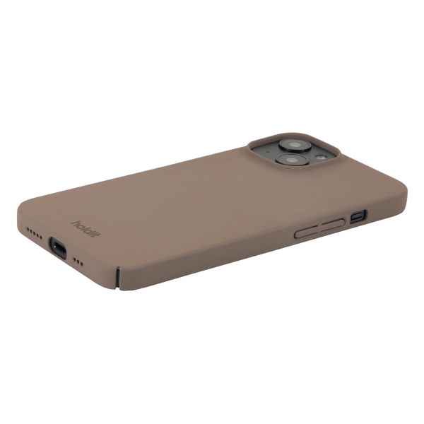 Holdit Slim Case iPhone 15 - Mocha Brown