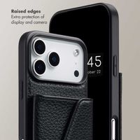 Selencia Sera Phone Case with Cord and Envelope Card Holder Apple iPhone 17 Pro Max - Black