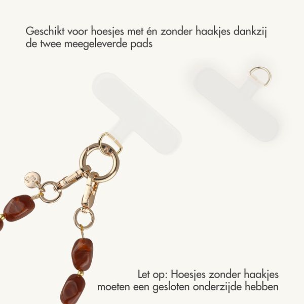 Selencia Satin Crush Polskoord - Brown