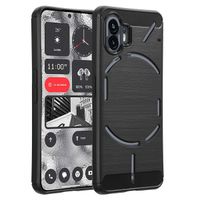 imoshion Brushed Backcover Nothing Phone (2a) / (2a) Plus - Zwart