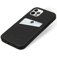Selencia Vayu Vegan Lederen Backcover Apple iPhone 12 (Pro) - Zwart