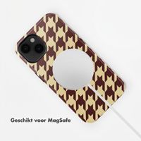 Selencia Vivid Backcover met MagSafe Apple iPhone 14 - Pied-de-Poule