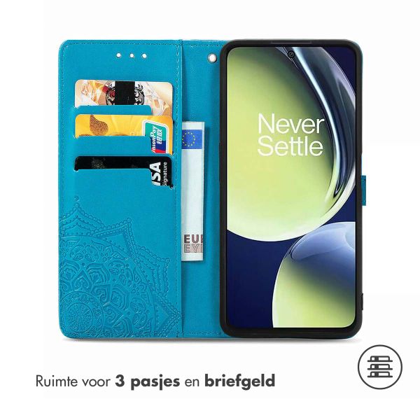 imoshion Mandala Bookcase OnePlus Nord CE 3 Lite - Turquoise