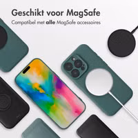 imoshion Color Backcover met MagSafe Apple iPhone 16 Pro - Donkergroen