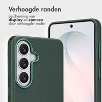 Accezz Leather Bookcase 2-in-1 met MagSafe Samsung Galaxy S26 - Cedar Green