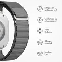 Accezz Nylon Alpine bandje Samsung Galaxy Watch Ultra 2 (2026) / Ultra (2024/2025) - Dark Grey