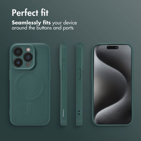 imoshion Colour Back Cover with MagSafe Apple iPhone 15 Pro - Dark Green