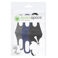 Blackspade Familie pack wasbaar mondkapje - Large, Medium & Kids