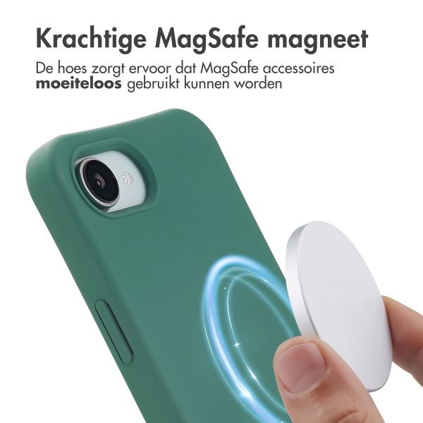 imoshion Color Backcover met afneembaar koord MagSafe Apple iPhone 16e - Donkergroen