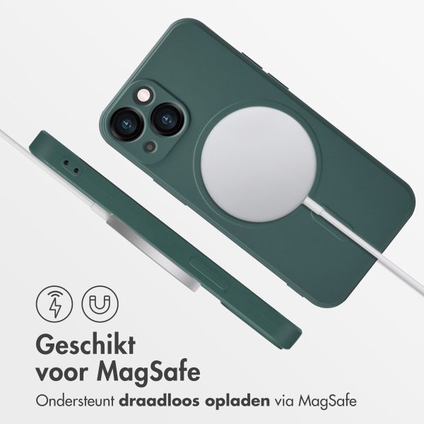 imoshion Color Backcover met MagSafe Apple iPhone 13 Mini - Donkergroen