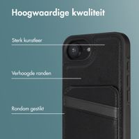 imoshion Backcover met kaarthouder en stand Apple iPhone 17e / 16e - Zwart