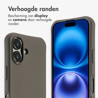 imoshion Color Backcover met afneembaar koord MagSafe Apple iPhone 16 - Black Coffee