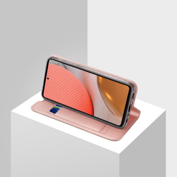 Dux Ducis Slim Softcase Bookcase Samsung Galaxy A72 - Rosé Goud