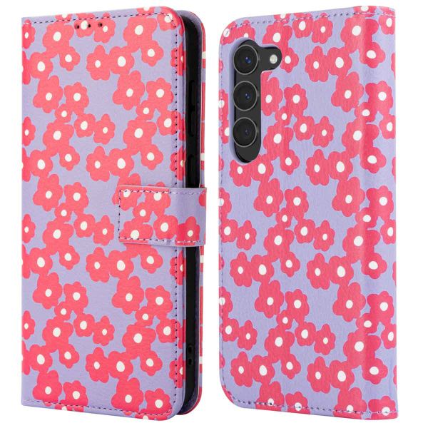 imoshion Design Bookcase Samsung Galaxy S23 - Dusty Rose Blossoms