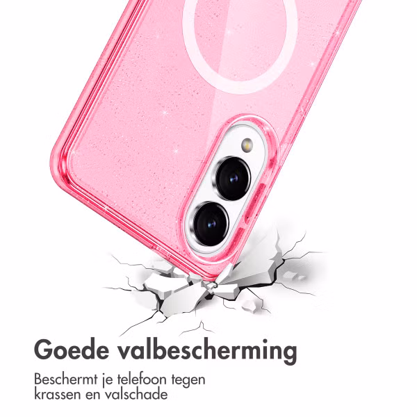 imoshion Sparkle Backcover met MagSafe Samsung Galaxy S25 Edge - Roze