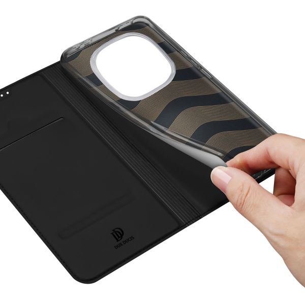 Dux Ducis Slim Softcase Bookcase Xiaomi Redmi Note 14 Pro (4G) - Zwart