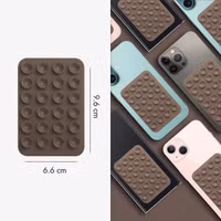 Selencia MagSafe zuignap telefoonhouder - Taupe