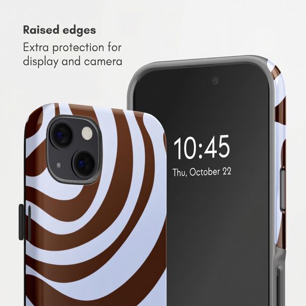 Selencia Vivid Back Cover Apple iPhone 13 Pro - Dream Swirl Chocolate