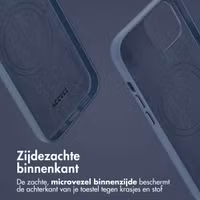 Accezz Leather Bookcase 2-in-1 met MagSafe Apple iPhone 15 - Nightfall Blue