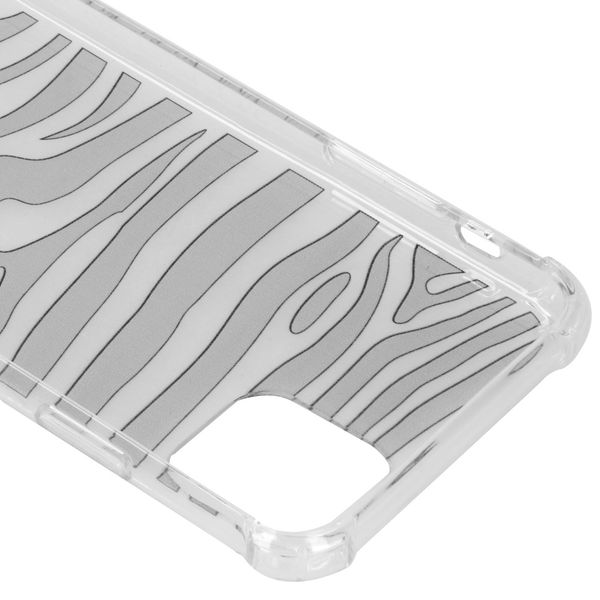 My Jewellery Design Softcase Koordhoesje iPhone 11 Pro - Zebra