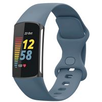 imoshion Siliconen bandje Fitbit Charge 5 / Charge 6 - Maat S - Official Blue