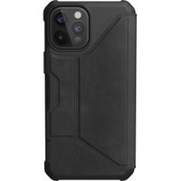 UAG Metropolis Bookcase iPhone 12 Pro Max - Leather Black