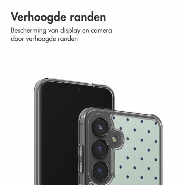 imoshion Design hoesje Samsung Galaxy S24 - Polka Dot Mintgroen