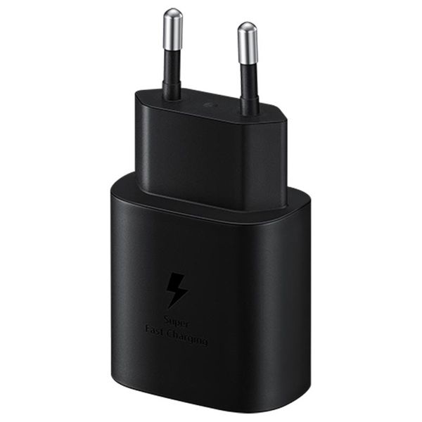 Samsung Originele Fast Charging Adapter USB-C Samsung Galaxy S23 Ultra - Oplader - USB-C aansluiting - 25 Watt - Zwart