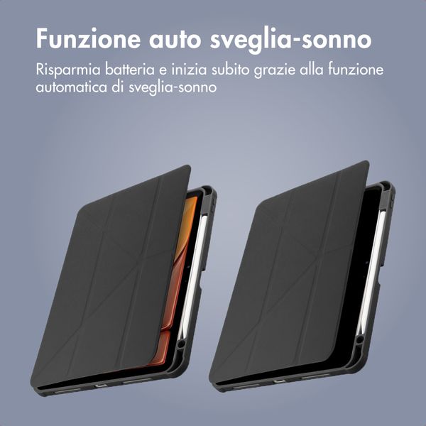 imoshion Origami Bookcase Apple iPad 9 (2021) 10.2 inch / iPad 8 (2020) 10.2 inch / iPad 7 (2019) 10.2 inch - Zwart
