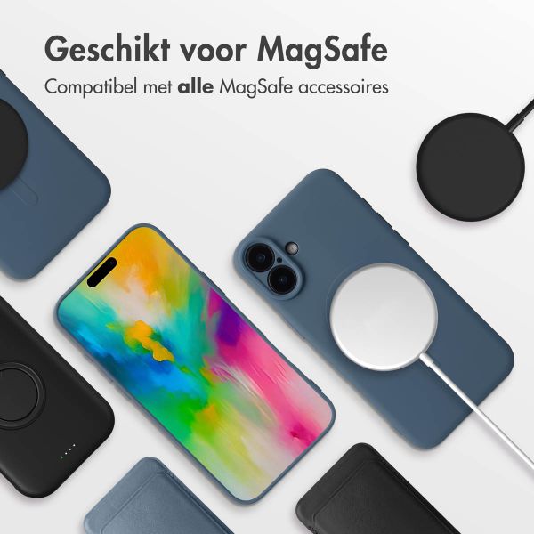 imoshion Color Backcover met MagSafe voor de iPhone 16 Plus - Donkerblauw