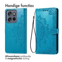 imoshion Mandala Bookcase Motorola Edge 60 Neo - Turquoise