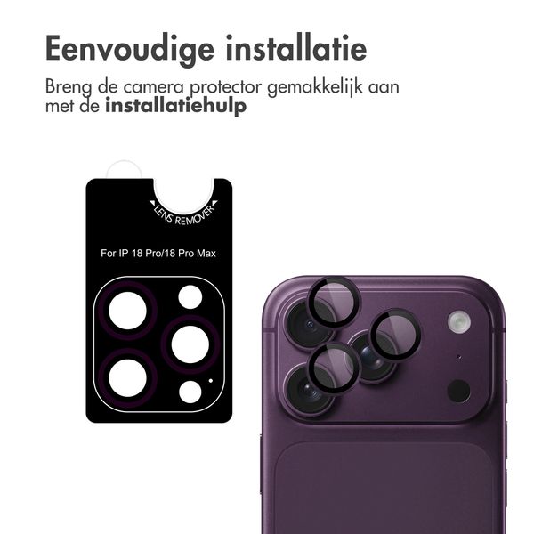 imoshion 2 Pack Camera lens protector voor de Apple iPhone 18 Pro / 18 Pro Max - Plum