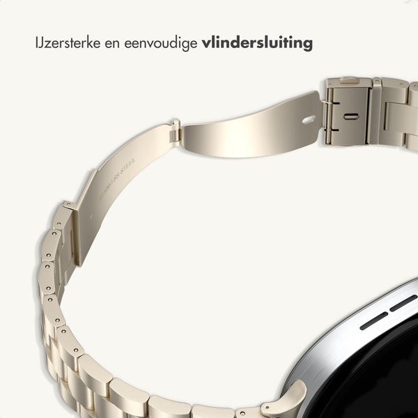 imoshion Stalen bandje Samsung Galaxy Watch 9 (40/44mm) / Watch 8 (40/44mm) / Classic (46mm) - Sterrenlicht