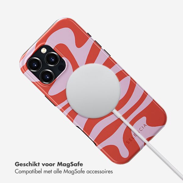 Selencia Vivid Backcover met MagSafe Apple iPhone 16 Pro Max - Dream Swirl Pink