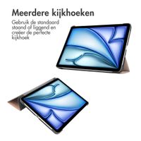 imoshion Trifold Bookcase Apple iPad Air 13 inch (2025) M3 / (2024) M2 - Rosé Goud