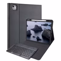 Accezz QWERTY Bluetooth Keyboard Bookcase iPad Pro 13 (2025) M5 / (2024) M4