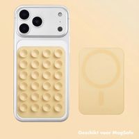 Selencia MagSafe zuignap telefoonhouder - Butter Yellow