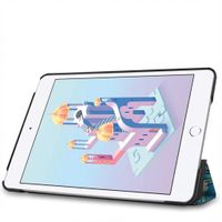 imoshion Design Trifold Bookcase Apple iPad Mini 5 (2019) / Mini 4 (2015) - Green Plant