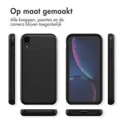 imoshion Backcover met pasjeshouder iPhone Xr - Zwart