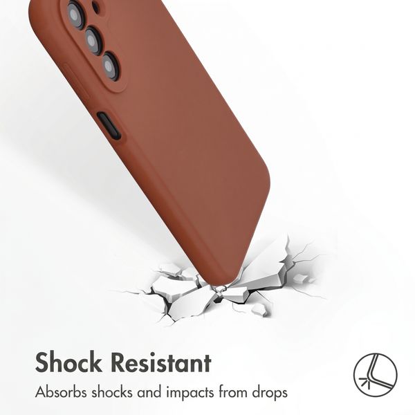Accezz Liquid Silicone Back Cover Samsung Galaxy A27 (5G) - New Tea Brown
