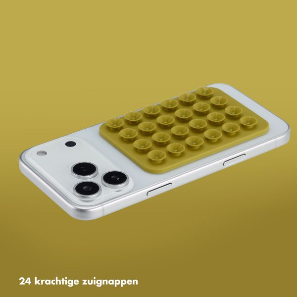 Selencia MagSafe zuignap telefoonhouder - Olive Dust