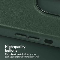 Accezz Leather Back Cover with MagSafe Apple iPhone 14 Pro - Cedar Green