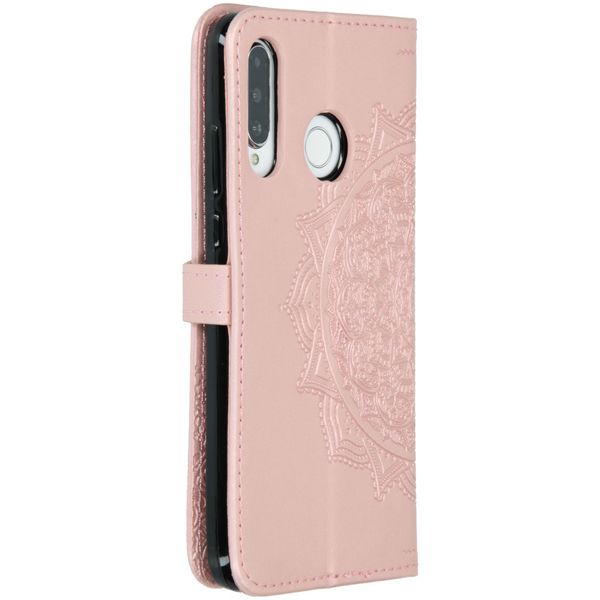 Mandala Bookcase Huawei P30 Lite - Roze