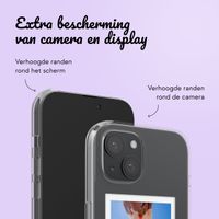 Gepersonaliseerd hoesje met polaroid iPhone 15 - Transparant