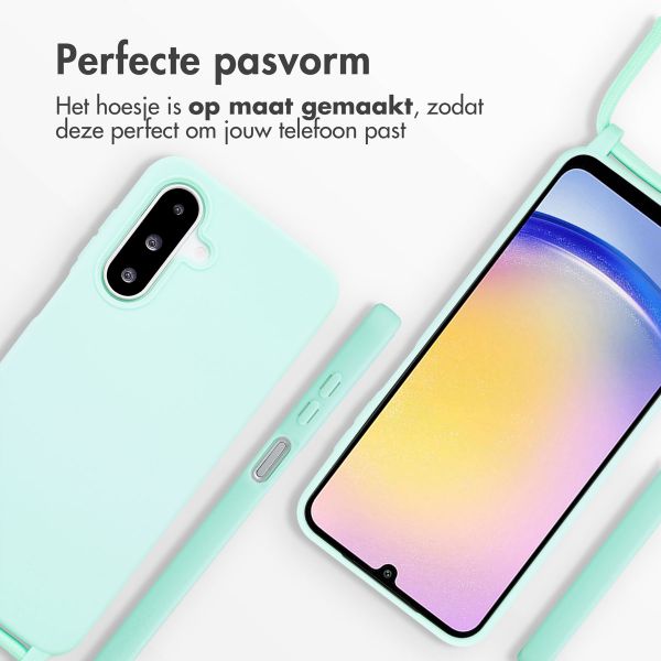 imoshion Siliconen hoesje met koord Samsung Galaxy A26 - Mintgroen