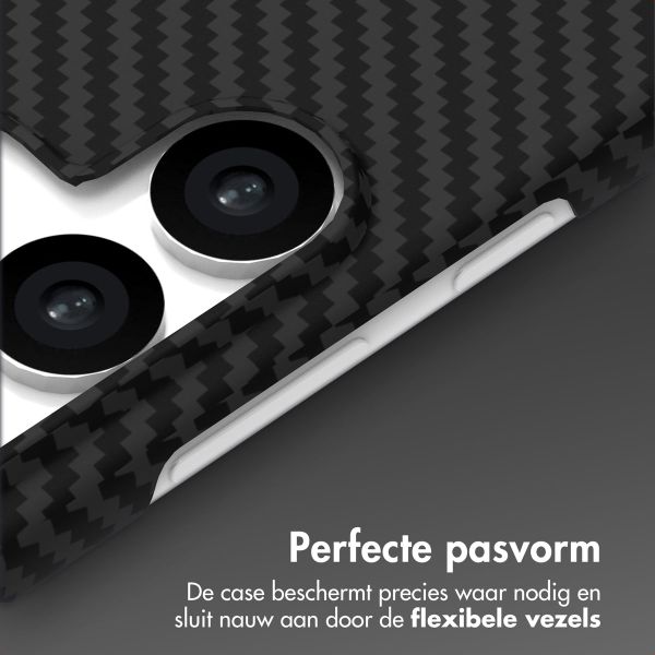 Accezz MagSafe Kevlar Backcover Samsung Galaxy S24 Ultra - Zwart