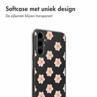 imoshion Design hoesje Samsung Galaxy A14 (5G/4G) - Floral Peach