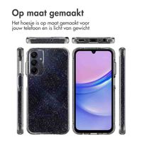imoshion Clear Glitter Backcover Samsung Galaxy A15 (5G/4G) - Zilver