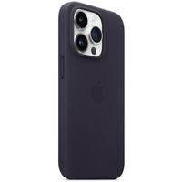 Apple Leather Backcover MagSafe Apple iPhone 14 Pro - Ink