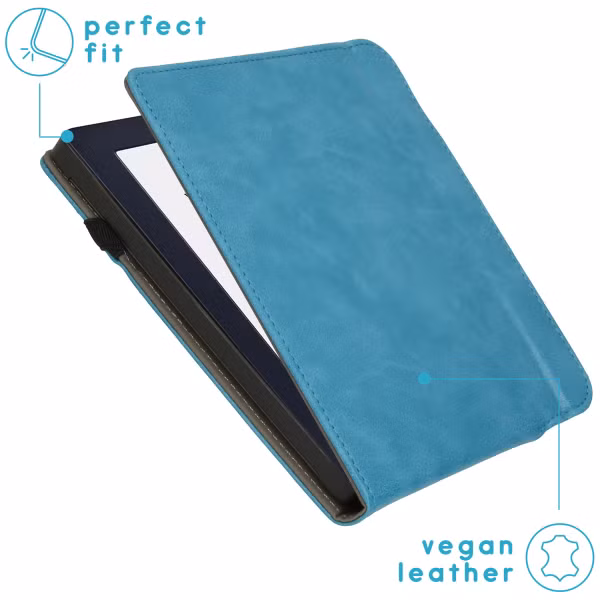 imoshion Stand Flipcase Kobo Libra 2 / Tolino Vision 6 - Lichtblauw